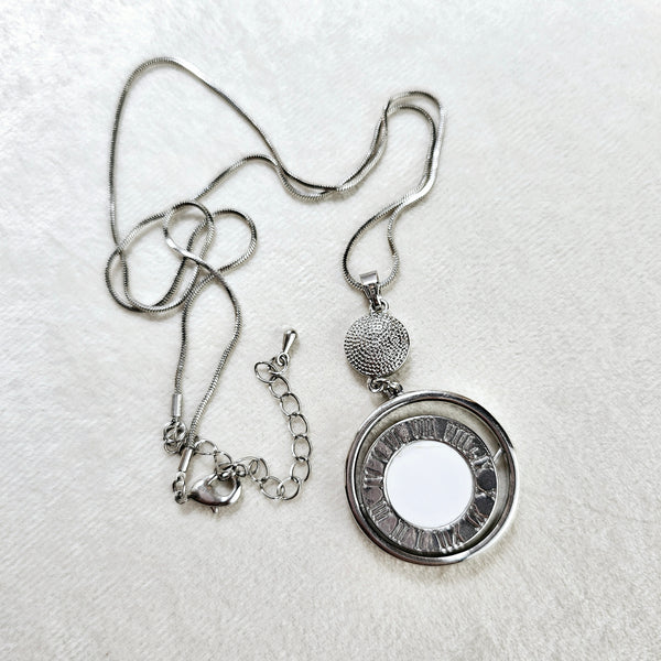 Time Silver Necklace